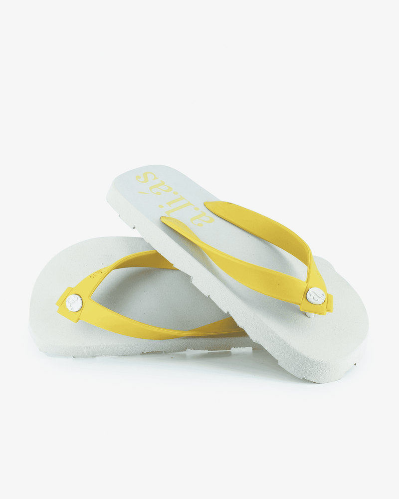 
                  
                    Flos Rubber Flip Flops Off-White/Celery
                  
                