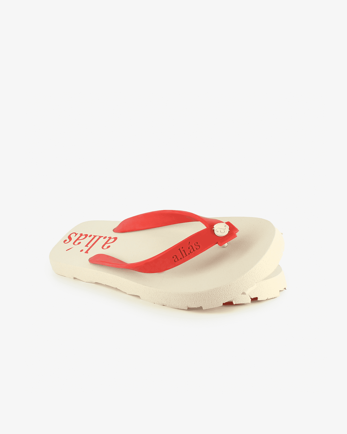 
                  
                    Flos Rubber Flip Flops Off-white/Paprika Red
                  
                