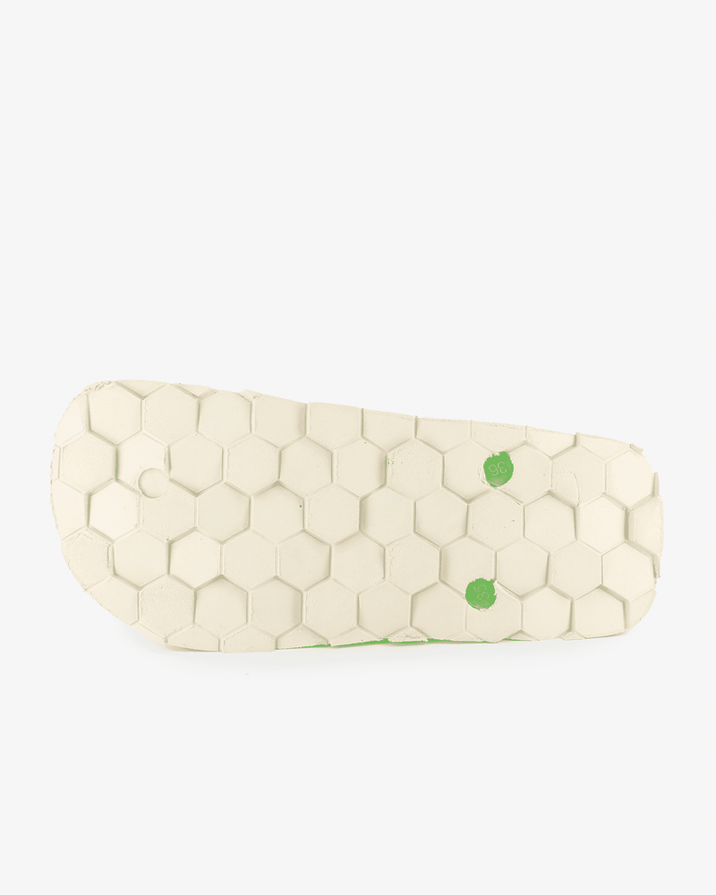 
                  
                    Flos Rubber Flip Flops Off-white/Vibrant Green
                  
                