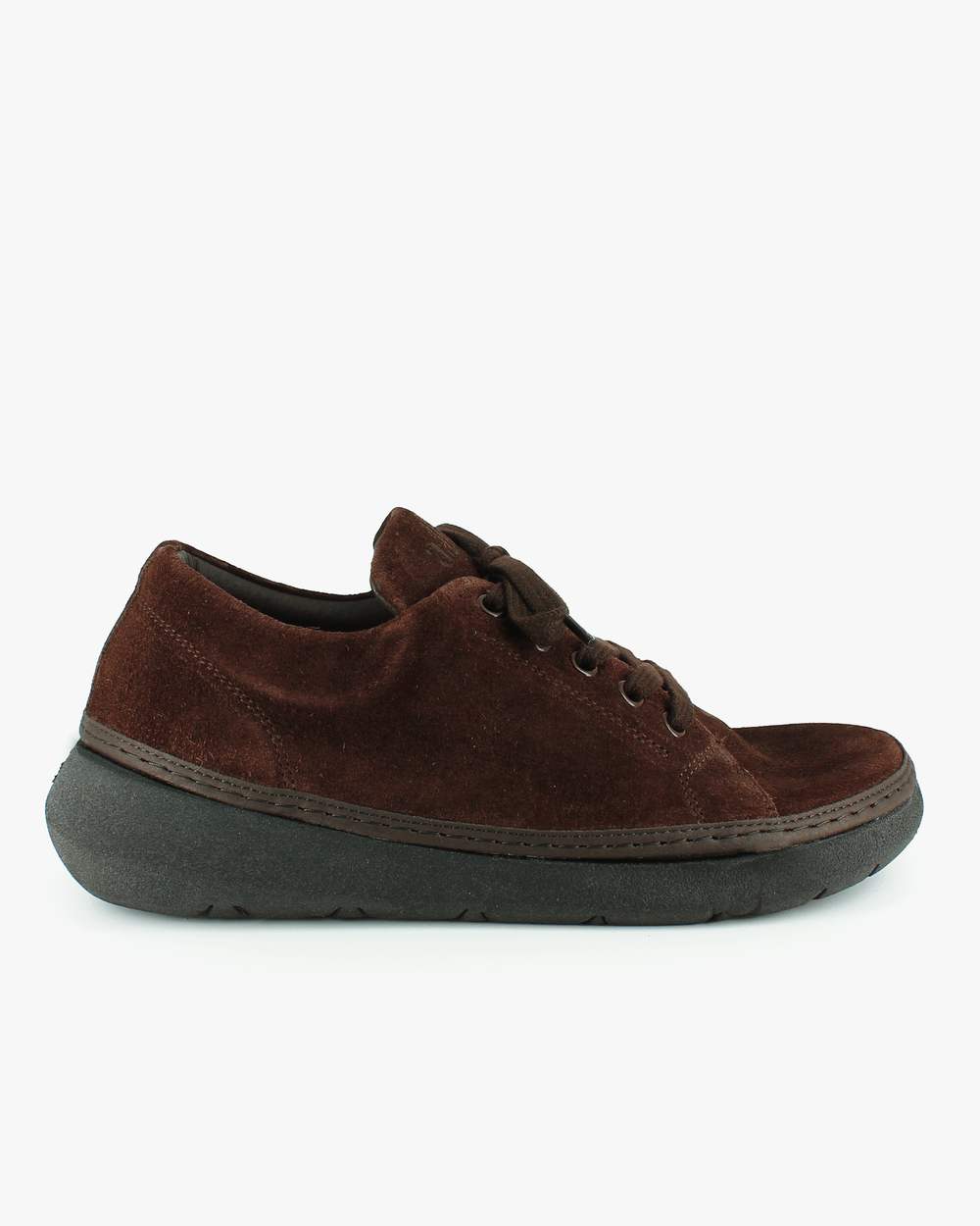 Frond Bio Leather Lace-Up Shoes | Choco