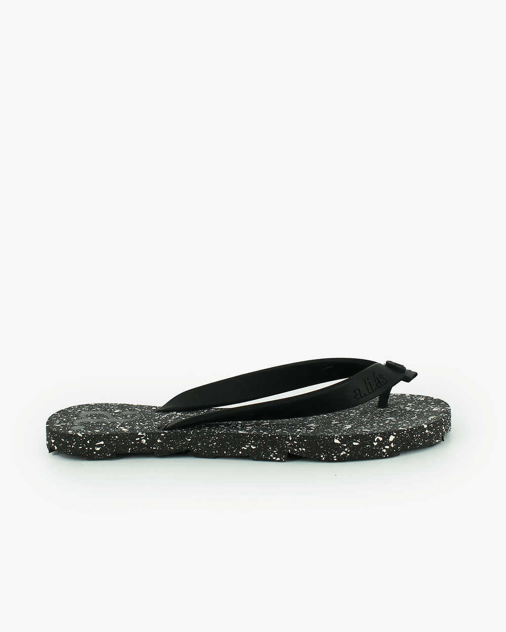 Nalu Recycled Rubber Flip Flops | Black