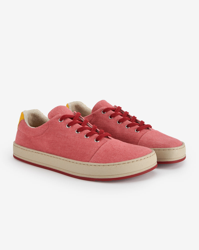 
                  
                    Asher Mali Recycled Vintage Lace-Up Shoes | Magenta
                  
                