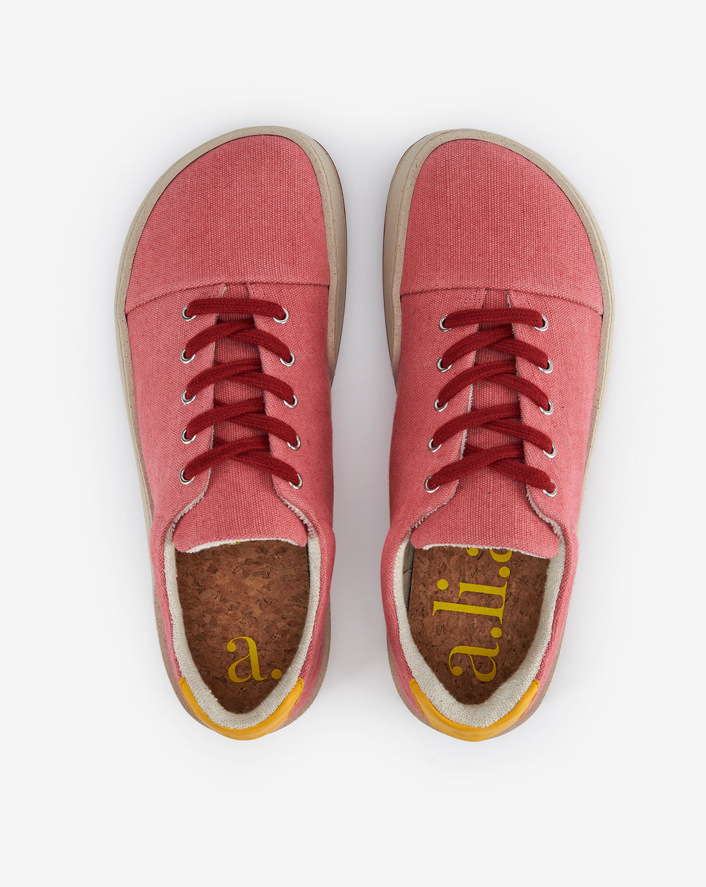 Sapatos com atacadores Asher em Mali Recycled Vintage | Magenta