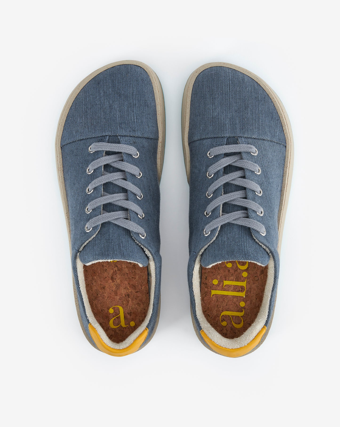 
                  
                    Sapatos com atacadores Asher em Mali Recycled Vintage | Azul Orion
                  
                
